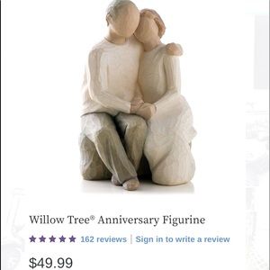 Willow Tree Anniversary, sculpted figure by Susan Lordi. “Love Ever Endures”